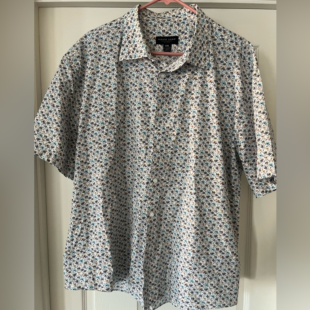 Pronto Uomo Multicolor Floral Shirt XXL